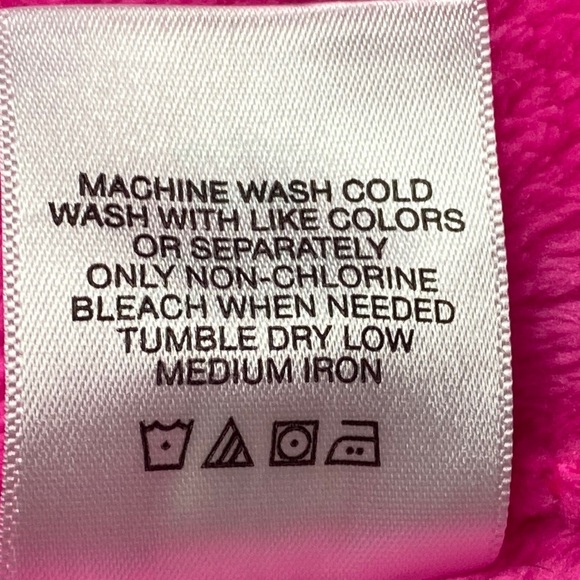 Emily B Long Sleeve Teddy Bear Fleece Pink & Black Sweater Activewear Sz Large - Picture 16 of 17